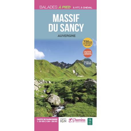 MASSIF DU SANCY  LA CARTE